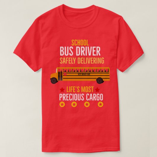 Schulbusfahrer 4 T-Shirt (Design vorne)