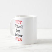 Schulbusfahrer, am besten kaffeetasse (Vorderseite Links)