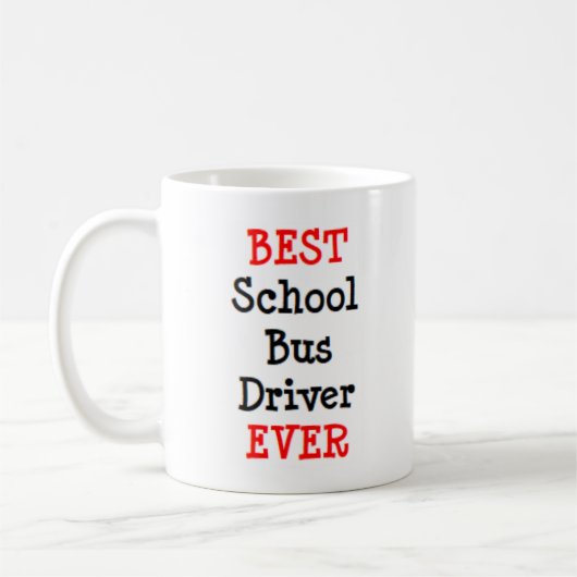 Schulbusfahrer, am besten kaffeetasse (Links)