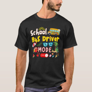 Schulbusfahrer am letzten Schultag T-Shirt