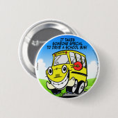 Schulbusfahrer Button (Vorne & Hinten)