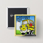 Schulbusfahrer Button (Vorne & Hinten)