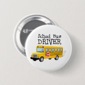 Schulbusfahrer Button (Vorne & Hinten)