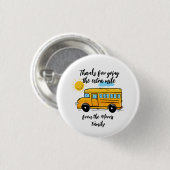 Schulbusfahrer Danke-Knopf | Busfahrer-App Button (Vorne & Hinten)
