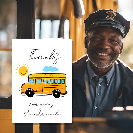 Schulbusfahrer Danke-Knopf | Busfahrer-App Karte