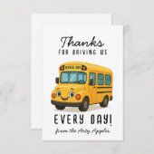 Schulbusfahrer Danke , sicher fahren (Vorne/Hinten)