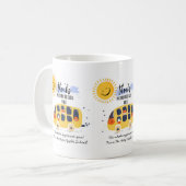 Schulbusfahrer dankt für die extra Meile zu gehen  Kaffeetasse (Vorderseite Links)