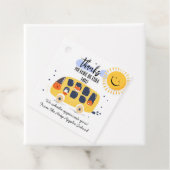 Schulbusfahrer dankt Ihnen für die extra Meile Geschenkanhänger (Beispiel)