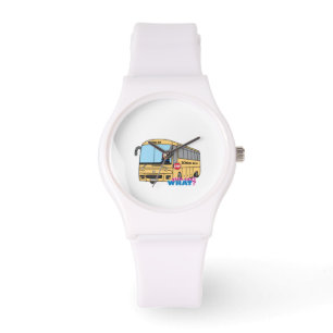 Schulbusfahrer dunkel armbanduhr