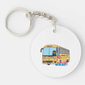 Schulbusfahrer dunkel schlüsselanhänger (Vorderseite)