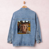 Schulbusfahrer-Foto anpassen Jeansjacke (Hangar)