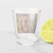Schulbusfahrer-Foto anpassen Schnapsglas (Rückseite)