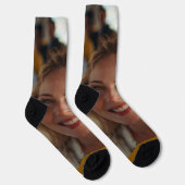 Schulbusfahrer-Foto anpassen Socken (Rechts)