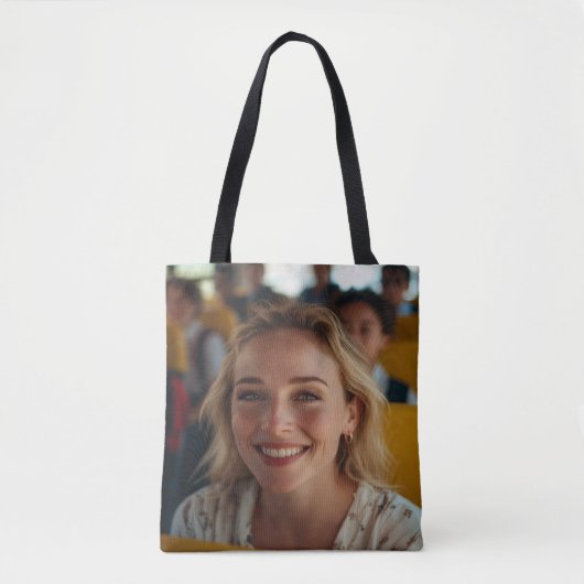Schulbusfahrer-Foto anpassen Tasche (Vorderseite)