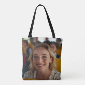 Schulbusfahrer-Foto anpassen Tasche (Rückseite)
