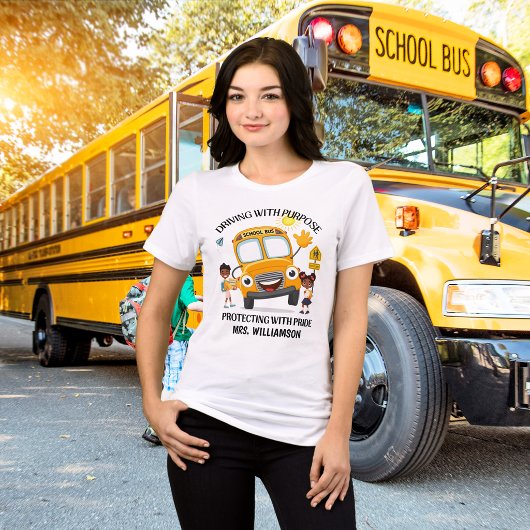 Schulbusfahrer Gelb Tri-Blend Shirt