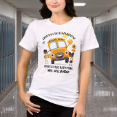 Schulbusfahrer Gelb Tri-Blend Shirt