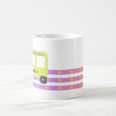 Schulbusfahrer Gelbe Busleuchten Kaffeemaschine Ta Kaffeetasse (Mittel)