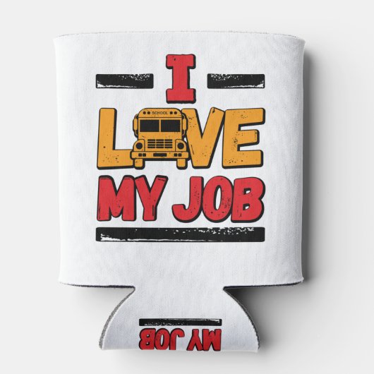 Schulbusfahrer I Liebe Dosenkühler (Rückseite)