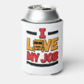 Schulbusfahrer I Liebe Dosenkühler (Kanne Rückseite)