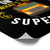 Schulbusfahrer Ich beaufsichtige 40-60 schreiende  Poster (Ecke)