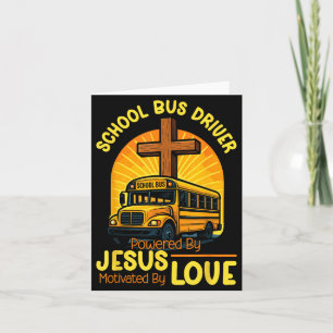 Schulbusfahrer Jesus Glaube Schulbusfahrer Karte
