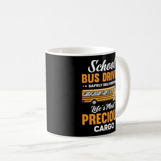 Schulbusfahrer Kaffeetasse (VorderseiteRechts)