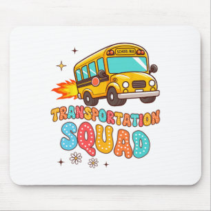 Schulbusfahrer Leben Gelber Bus Transport S Mousepad