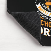Schulbusfahrer leuchten blinkend mousepad (Ecke)