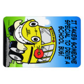 Schulbusfahrer Magnet (Horizontal)