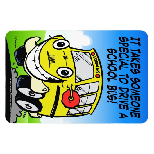 Schulbusfahrer Magnet (Horizontal)