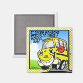 Schulbusfahrer Magnet (Vorderseite/Rückseite)