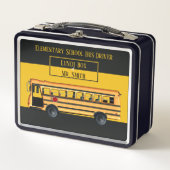 Schulbusfahrer - Metal-Lunch-Box Metall Brotdose (Vorderseite)