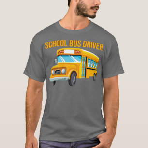 Schulbusfahrer Niedlich zurück zum Schuldesign T-Shirt