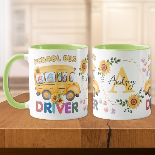 Schulbusfahrer Personalisiert Tasse