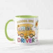 Schulbusfahrer Personalisiert Tasse (Links)