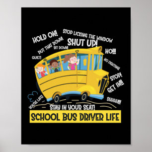 Schulbusfahrer Poster