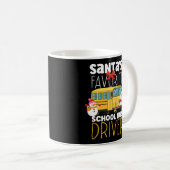 Schulbusfahrer Santa's Lieblingsbusse Kaffeetasse (VorderseiteRechts)