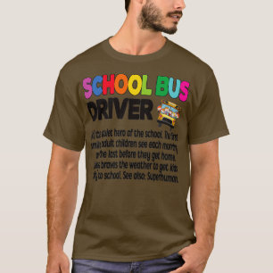 Schulbusfahrer schätzen Schulbusfahrt T-Shirt