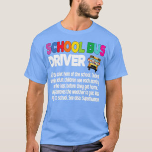 Schulbusfahrer schätzen Schulbusfahrt T-Shirt