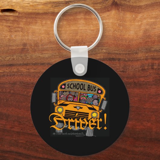 "Schulbusfahrer" Schlüsselanhänger (Vorderseite)