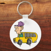 Schulbusfahrer Schlüsselanhänger (Vorderseite)