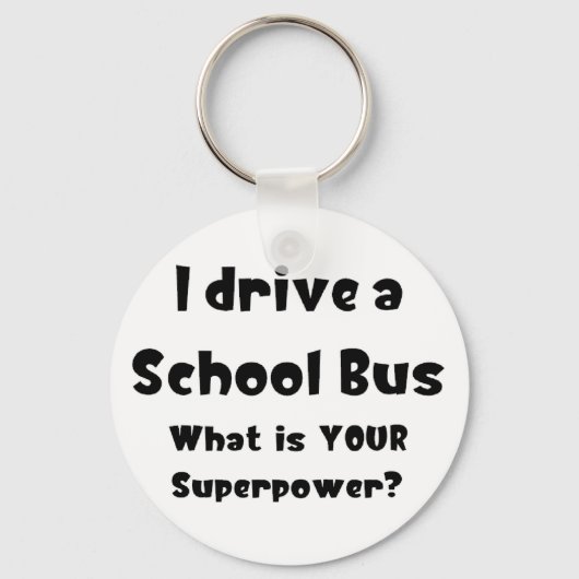 Schulbusfahrer Schlüsselanhänger (Vorderseite)