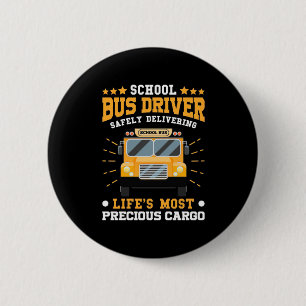 Schulbusfahrer sicher liefern button
