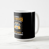 Schulbusfahrer sicher liefern kaffeetasse (VorderseiteRechts)