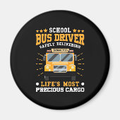 Schulbusfahrer sicher liefern magnet (Vorne)