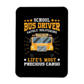 Schulbusfahrer sicher liefern magnet (Vertikal)