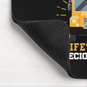 Schulbusfahrer sicher liefern mousepad (Ecke)
