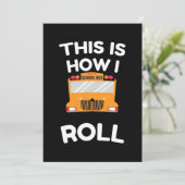 Schulbusfahrer So fahre ich Save The Date (Stehend Vorderseite)