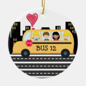 Schulbusfahrer - SRF Keramik Ornament (Vorne)